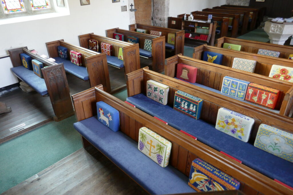 Throwleigh Church pews